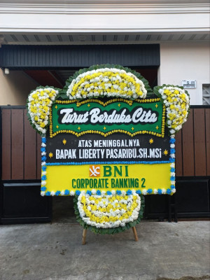 Papan Bunga Duka di Bantar Waru